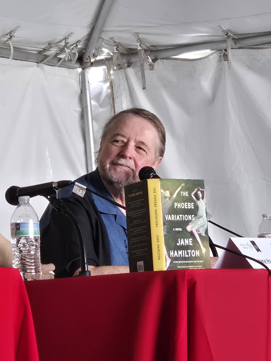 olivasdan's tweet image. What a wonderful panel at the Tucson Festival of Books with panelists Jane Hamilton and Luis Albero Urrea (Jess Walter couldn't make it due to flight issues)! Becky Monroe was the perfect moderator. @TFOB #TFOB