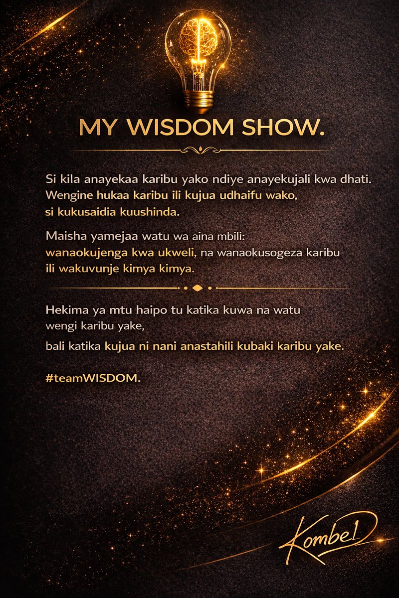 Kombedeo04's tweet photo. #teamWISDOM https://t.co/eOjWQ7X9gI