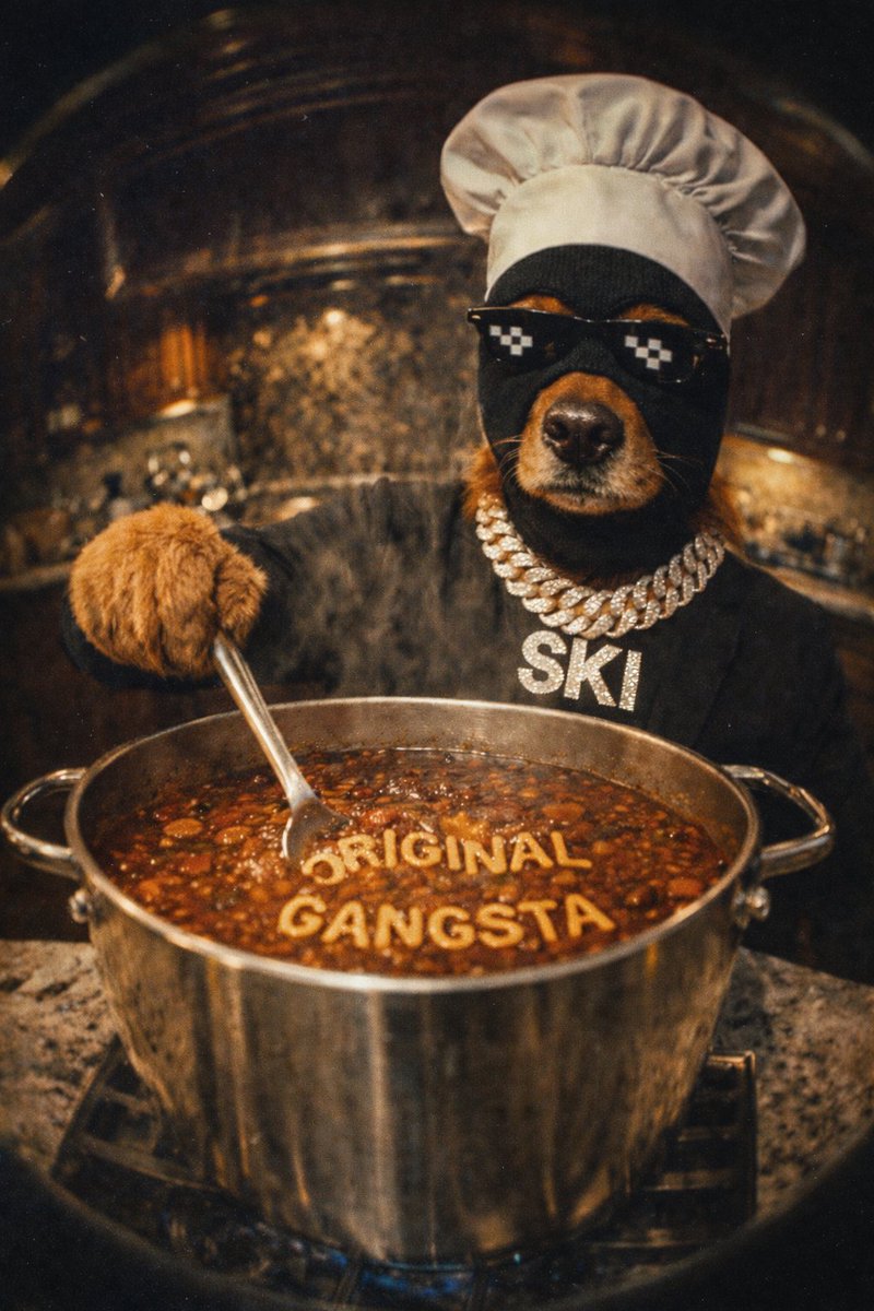 let him cook! $SKI 🥷🐕