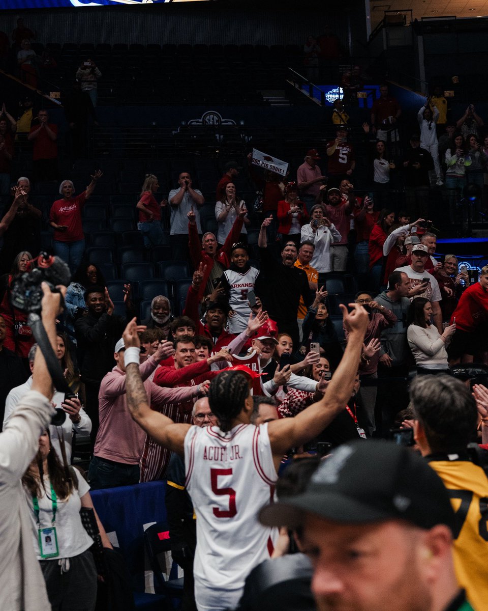 SEC's tweet image. WPS‼️

@RazorbackMBB x #SECTourney