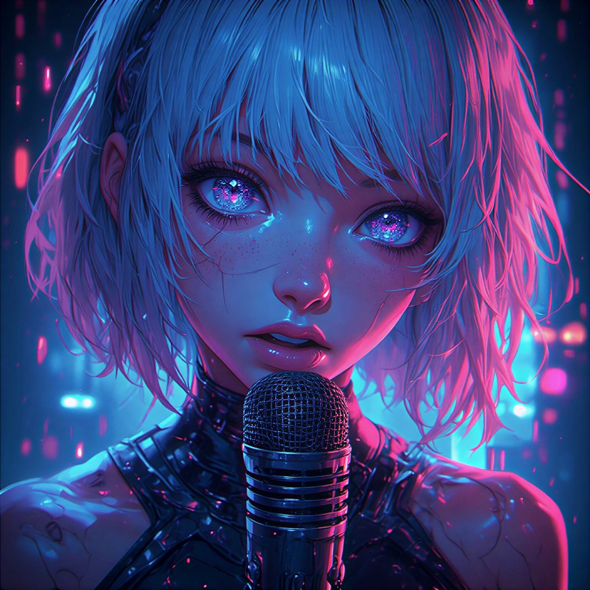 Android Girl x Music (II)

🎵🎶🎵

>> follow for daily updates 😉
#aiart #aiartdaily
#anime #animegirl #アニメ #AnimeArt #cyberpunk #neons #android