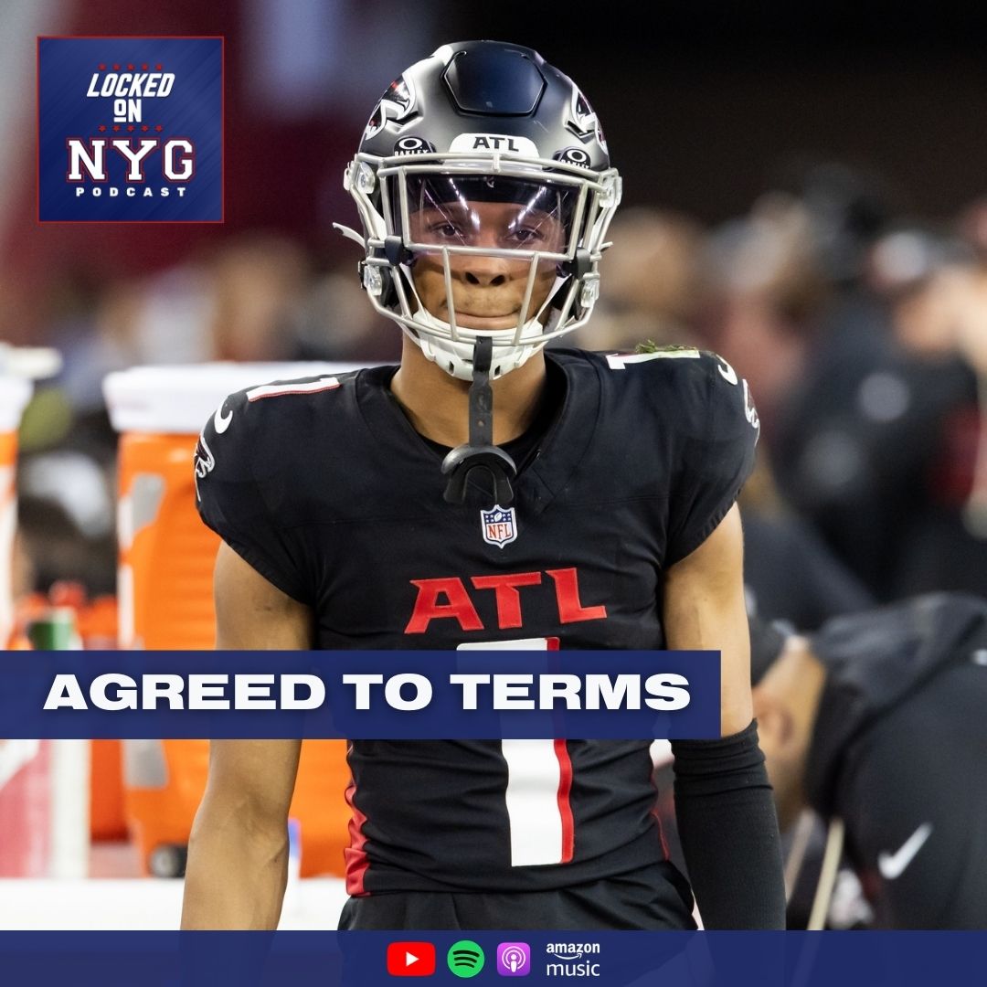 As it turns out, former Atlanta Falcons receiver Darnell Mooney is indeed a fit for the New York Giants. (Photo Mark J. Rebilas-Imagn Images)