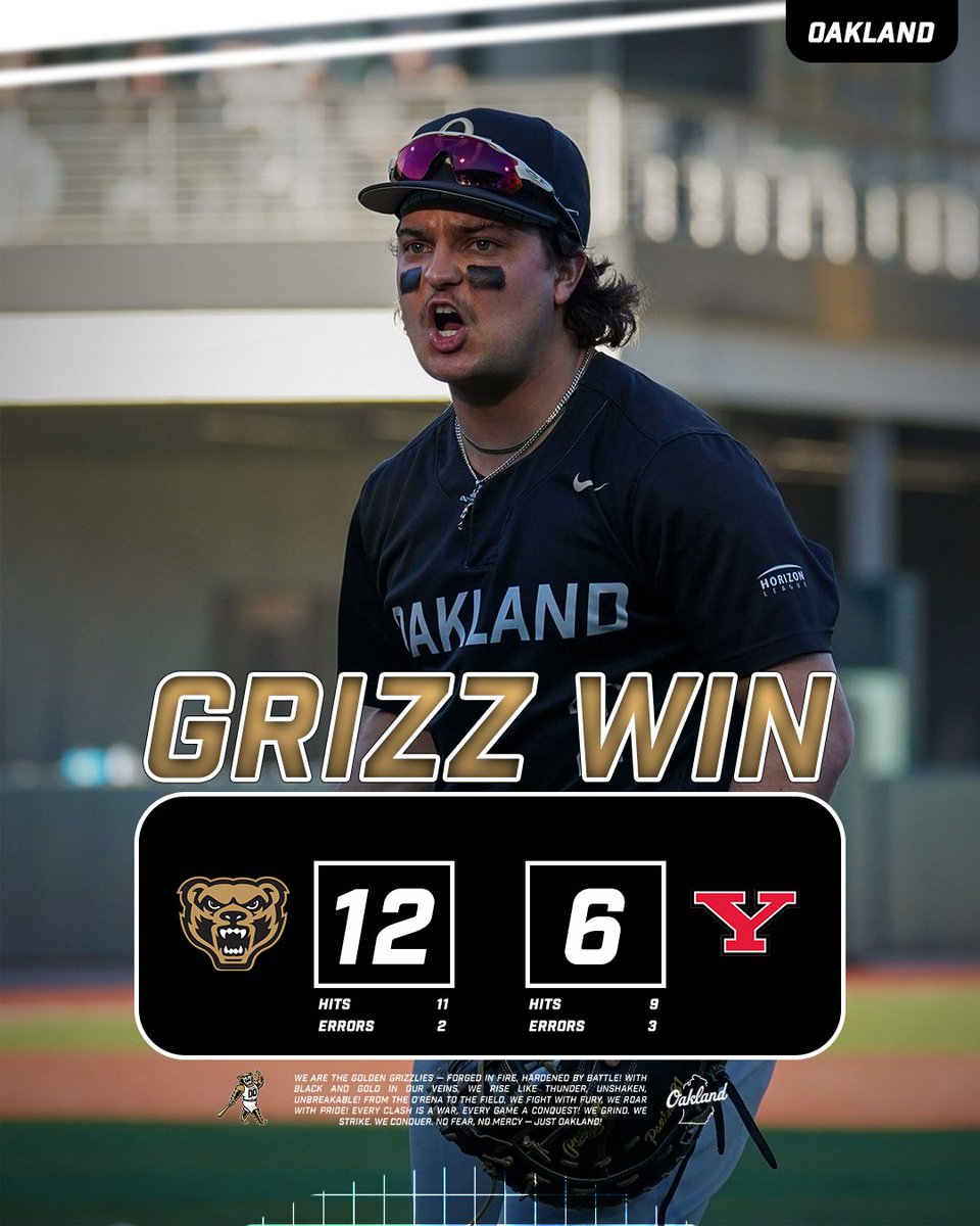 Oakland University Baseball tweet media