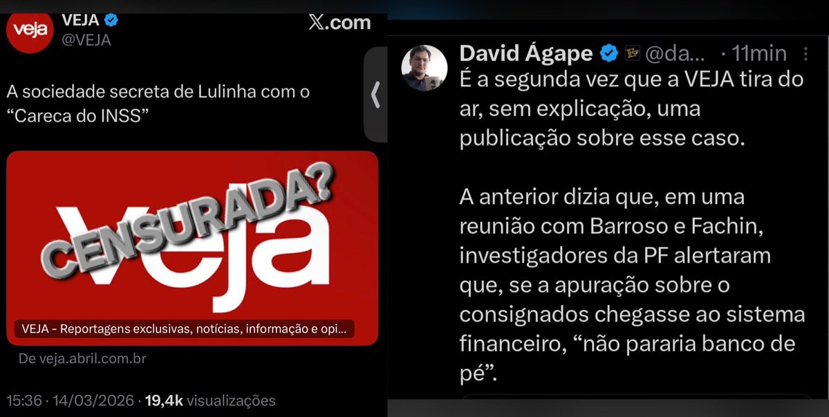 Essa informação trazida por David Agape implode os bancos, se for confirmada. 
Tudo conectado...
Essa informação não agrada ao mercado financeiro.  Estão em pânico.