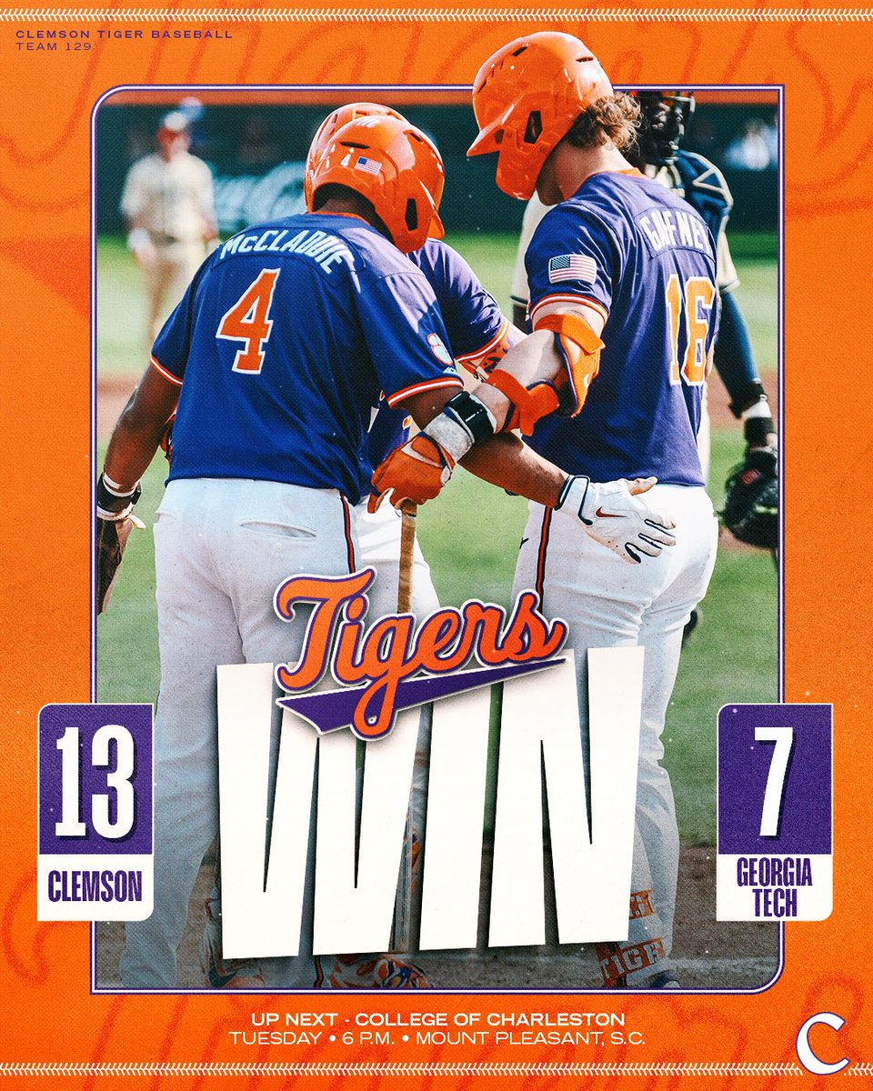 Clemson Baseball tweet media