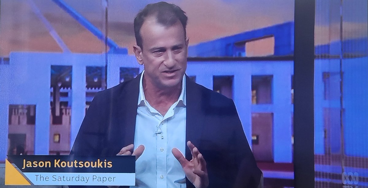 Thank goodness Jason Koutsoukis is on the #insiders panel.

"I've seen Barnaby do some confusing and disjointed interviews in his time, but that was the worst. No answers. No logic."