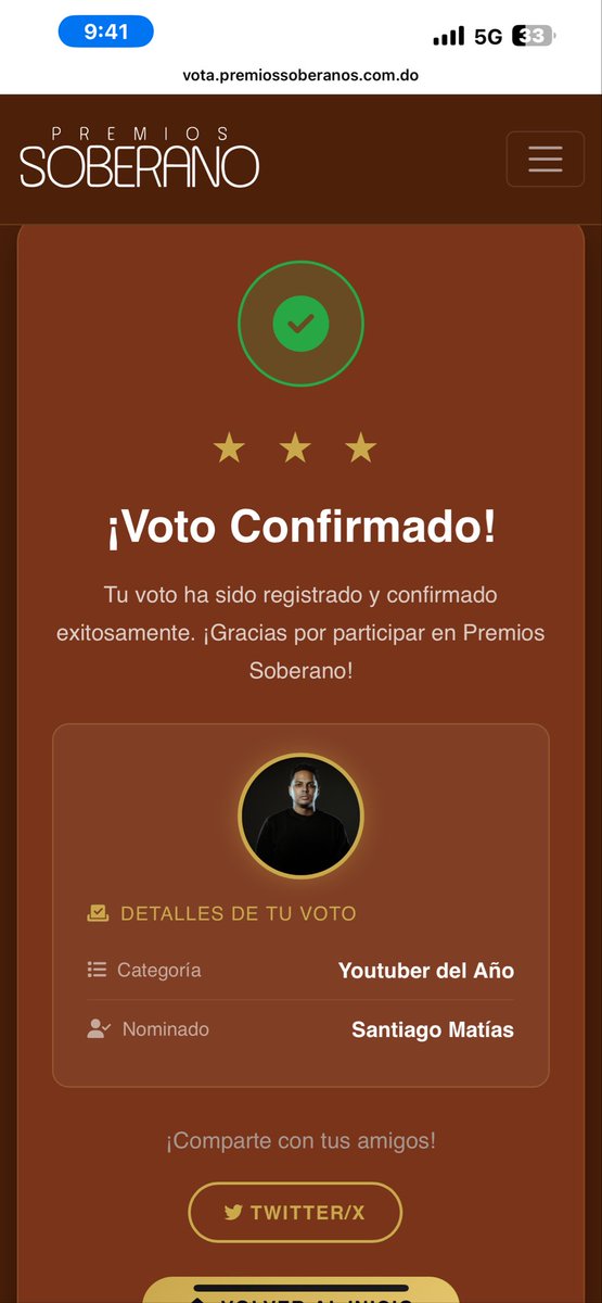 DiegoValera994's tweet photo. @matiasgarciard ya tenemos dos votos más Jefe 💪 https://t.co/fBbZEuE9B2