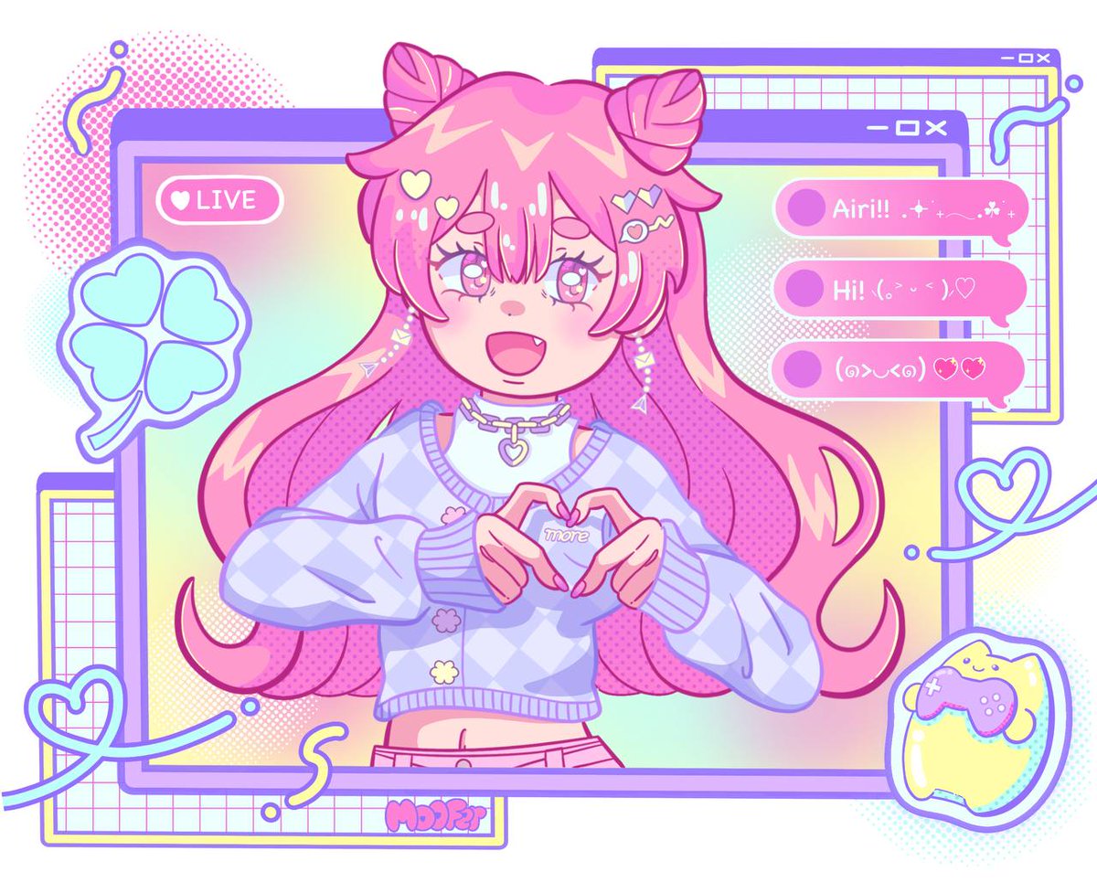 Airi Momoi-Killer ver. 🩷
It took me a while to upload this drawing, but I finally finished!

I love Airi, she's one of my favorite characters in project sekai :3 so I made a fanart of her

#projectsekaicolorfulstage #moremorejump #airimomoi
#projectsekaifanart