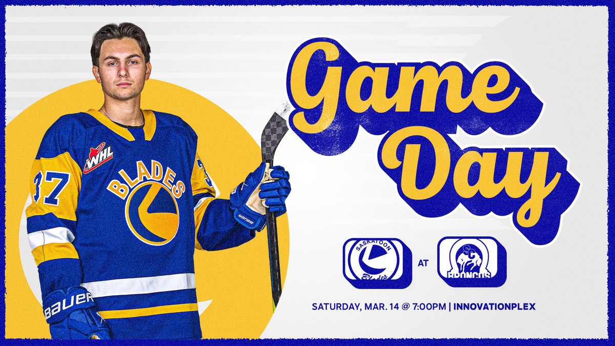 BladesHockey's tweet photo. GAME DAY 🚨

Seeking redemption in Swift Current

📲 | https://t.co/BufwuB8kXT https://t.co/IiOZdJEKU2