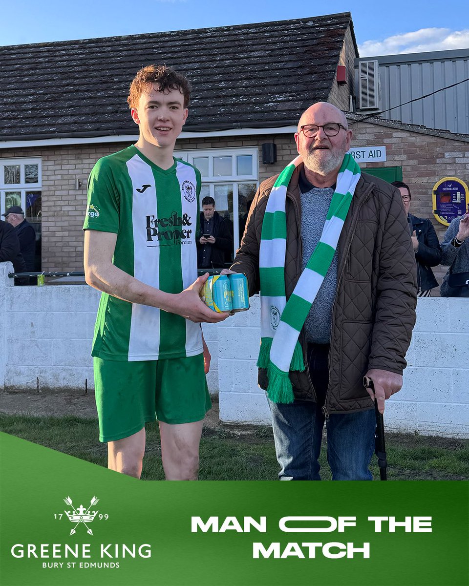 SohamTownRanger's tweet photo. Clean sheet ✅

Congratulations to Harry Harvey who was named today’s @greeneking Man Of The Match, presented by Howard Pettit! 🍻

#STRFC https://t.co/fquGQ1l1Wf