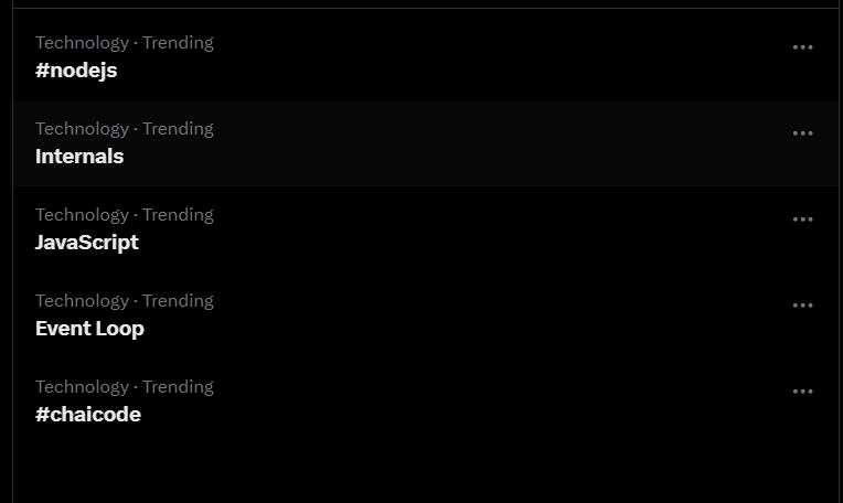 smitaSubudhi12's tweet photo. 🚀 We are trending 🔥
This is the power of community 💛
#JavaScript #NodeJS #EventLoop #ChaiCode — all trending together ✨
Proud to be part of a space where people learn, build, and grow in public 👩‍💻
@ChaiCodeHQ @Hiteshdotcom @piyushgarg_dev @nirudhuuu @yntpdotme https://t.co/GaFqCjnkj7