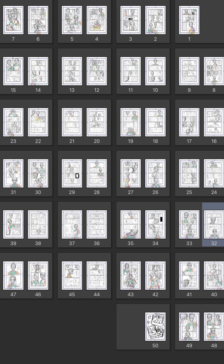 エラー 👽 🆕Luhyu comic in progress tweet media