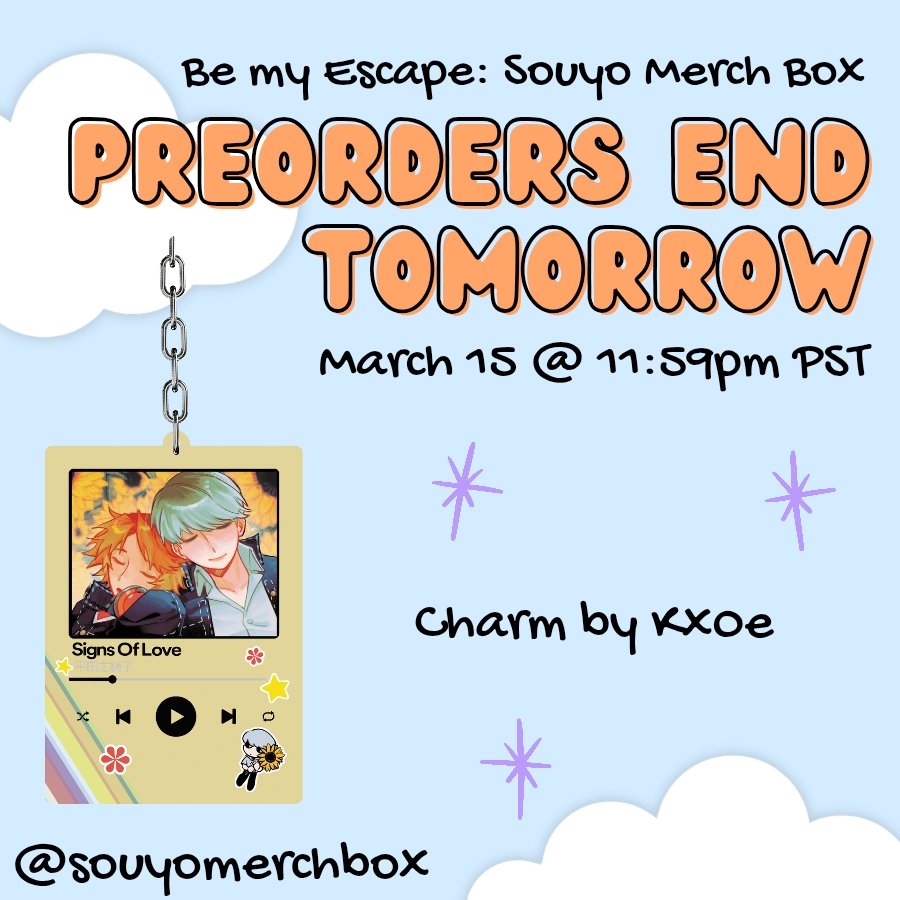 Be My Escape: Souyo Merch Box | PREORDERS CLOSED! tweet media