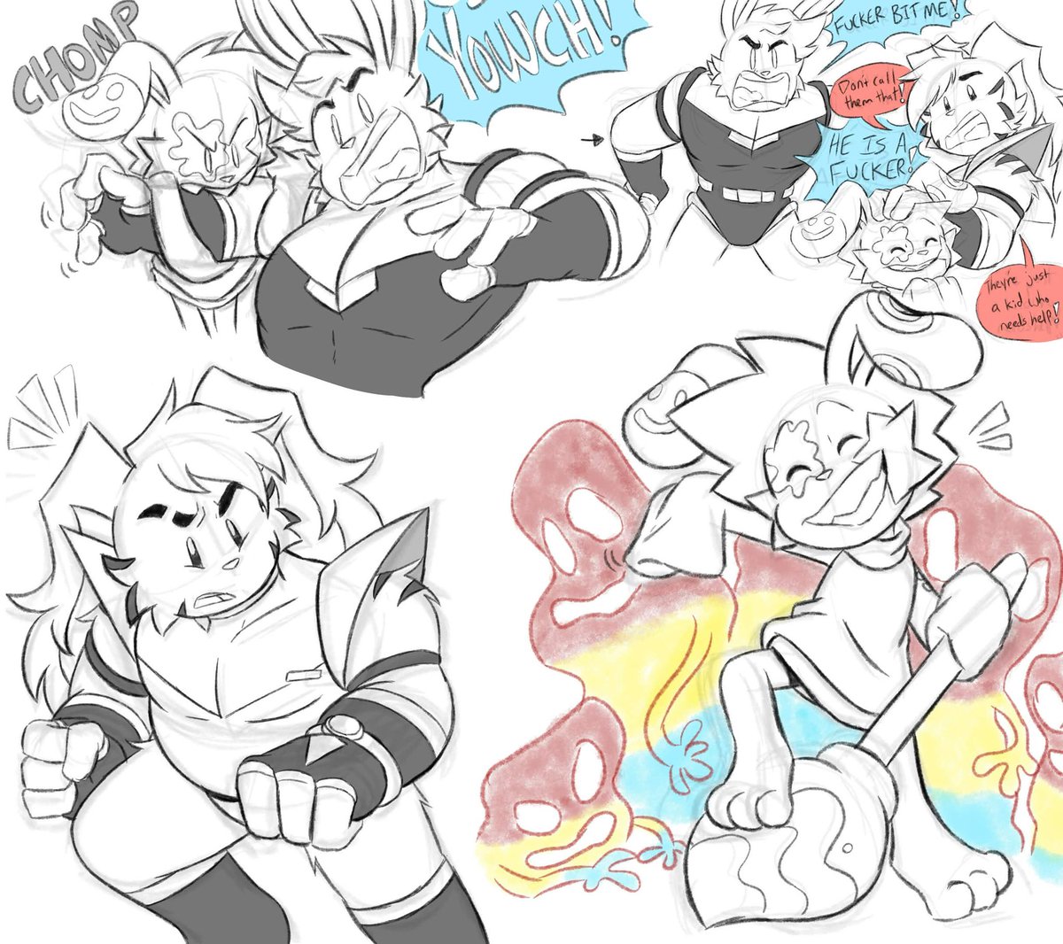 tryna make a comic 🐰📝 tweet media