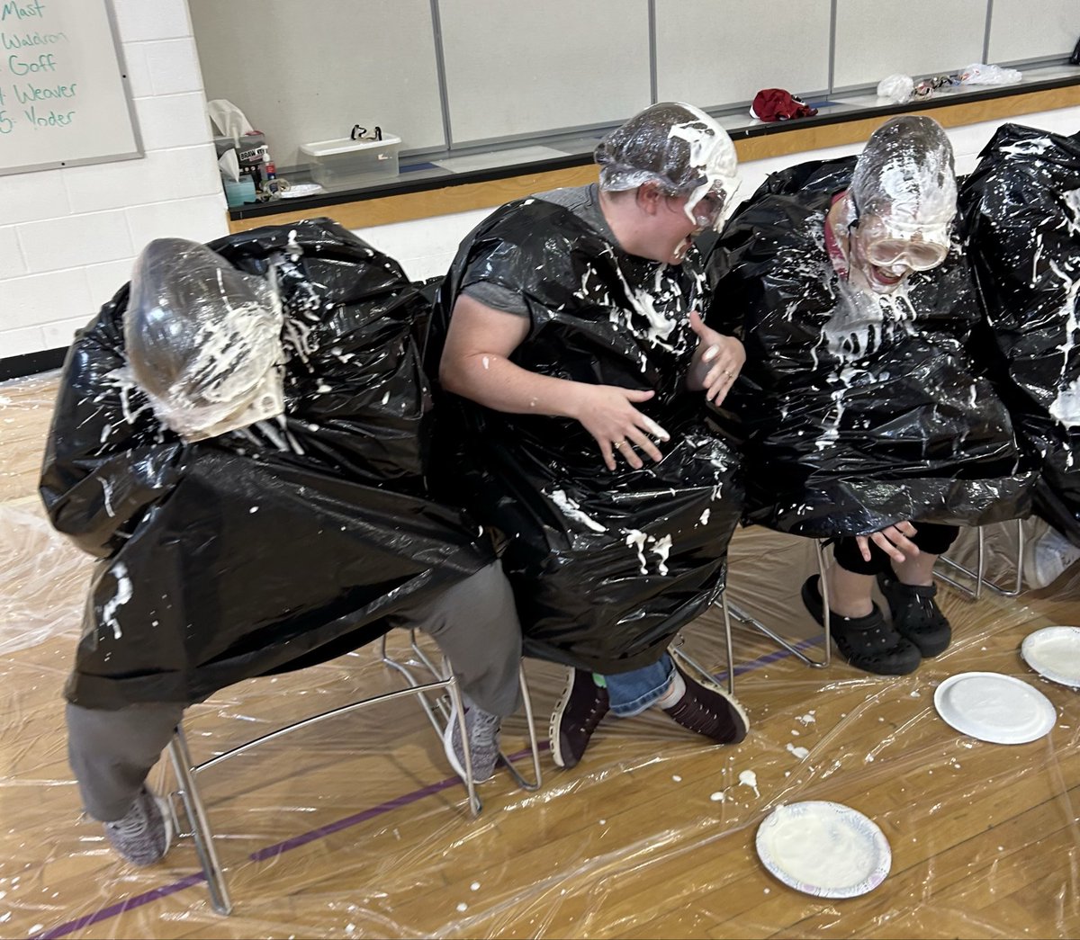 3_5DefianceElem's tweet photo. Our Student Council had their “Pie in the Face” fundraiser assembly yesterday in honor of Pi Day today. It was a lot of fun! 🤣 Thank you to Mr. Morton for being our MC! https://t.co/gyPSZo9OCv