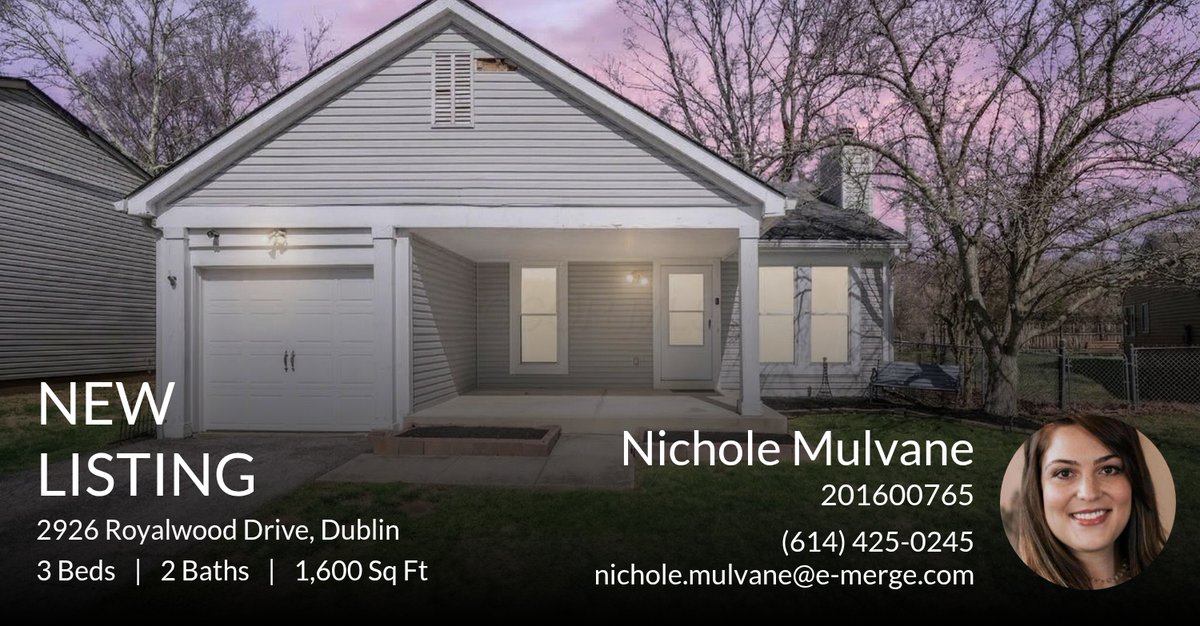 ColumbusNichole's tweet photo. 📍 New Listing 📍 Take a look at this fantastic new property that just hit the market located at 2926 Royalwood Drive in Dublin. Reach out here or at (614) 425-0245 for more information!

Listed by Jill Lightfoot https://t.co/cm2Yw1s0fh https://t.co/GV8aLA1xYJ