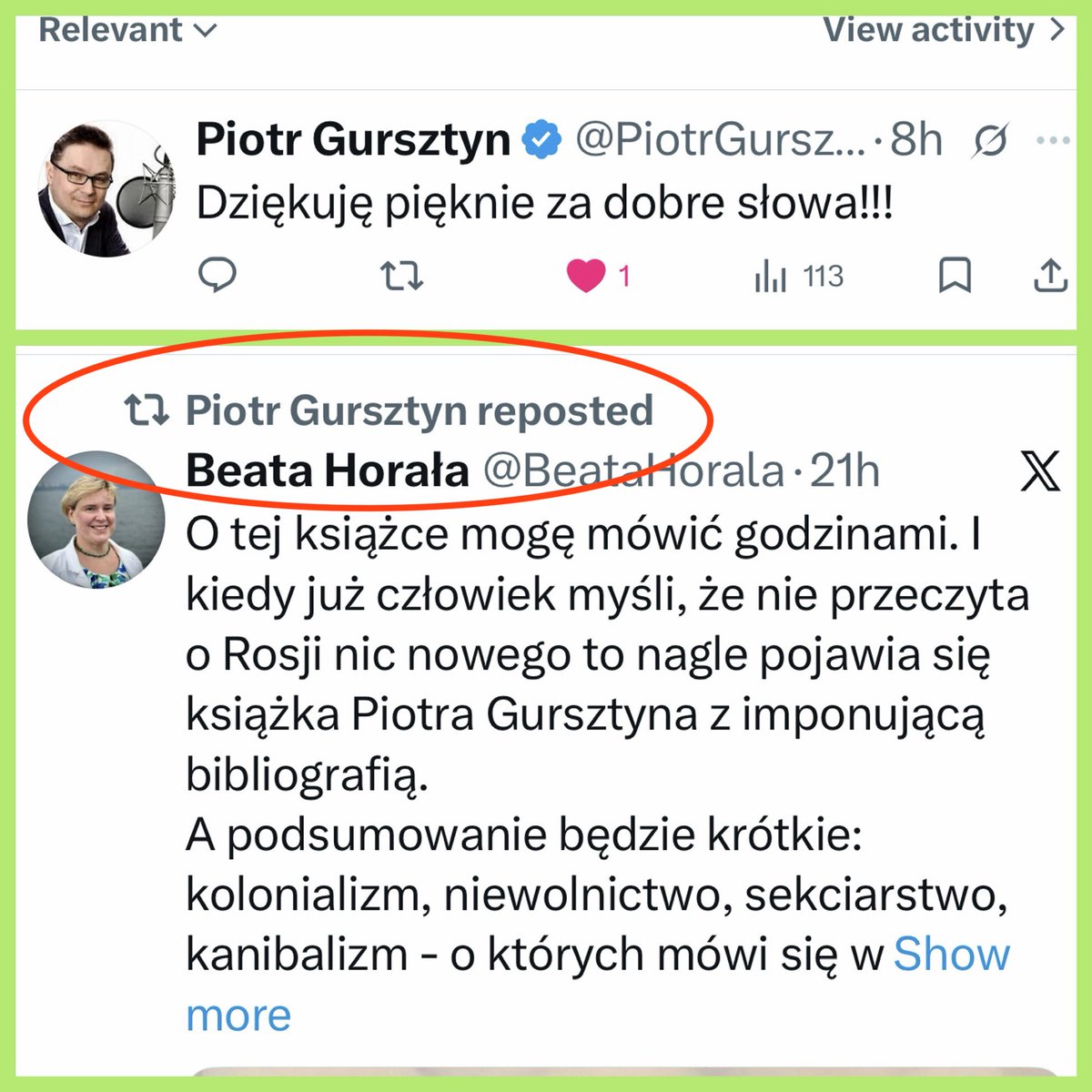 Beata Horała tweet media