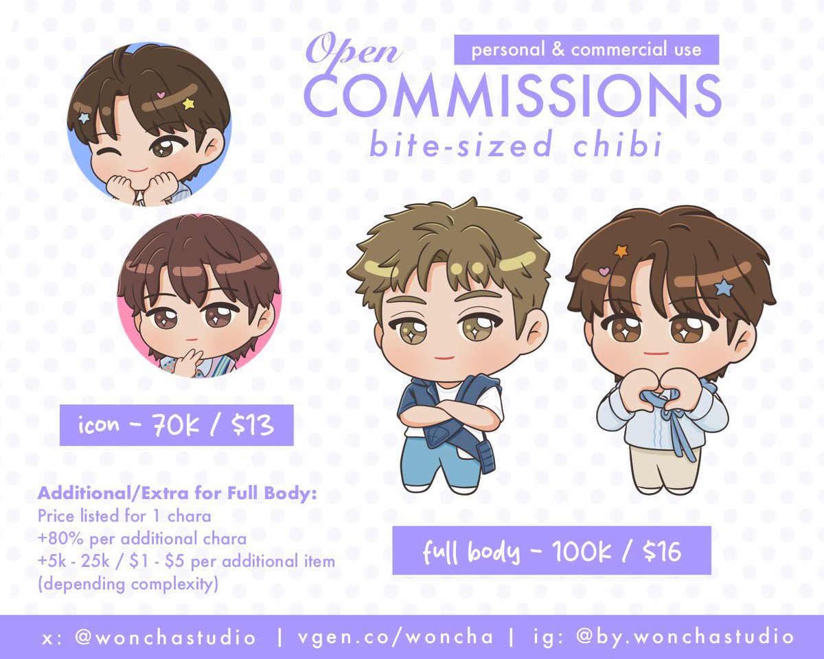 Woncha | comms open tweet media