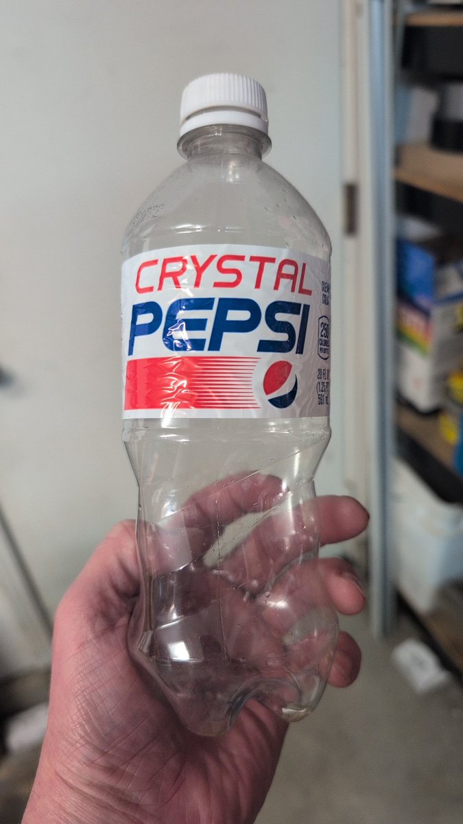 pjusterdub's tweet photo. @pepsi And PLEASE make it available to everyone in stores! 
I never win any of your contests. 
Bottle is circa 2017... https://t.co/5KJzMEEchd
