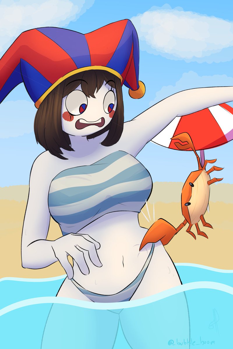 _bubble_boom's tweet photo. I finally finished it after a while lololol 
#pomni #art #ilustration https://t.co/X8ohR0W1i3