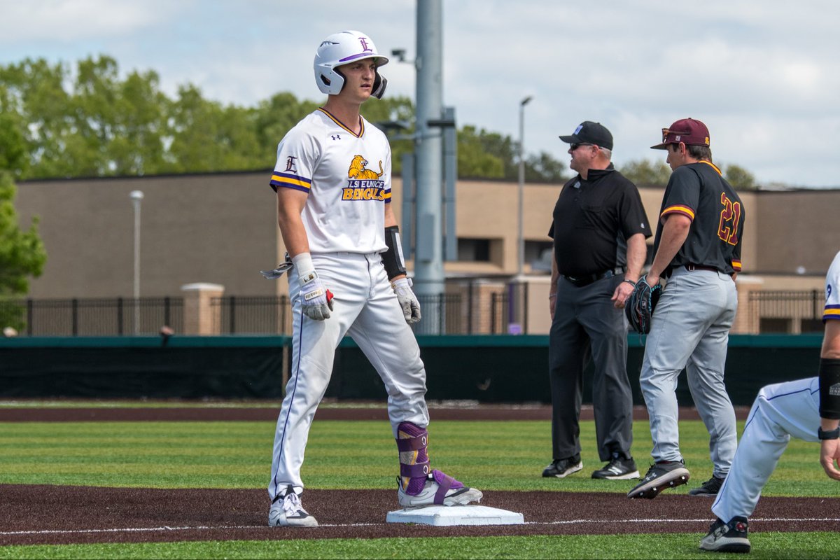 Hot Start for the Bengals! Jordan Luna lifts a two-run homer, Milo Obradovich bangs an RBI triple off the wall. LSUE leads Bossier Parish 3-0 after one.

#DDCS
#GeauxBengals

Watch at lsuebengals.net/DigitalNetwork