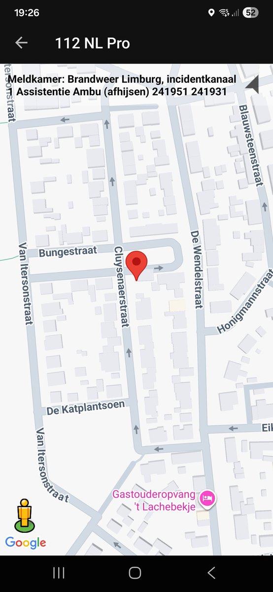 Assistentie Ambulance bij Afhijsen in Landgraaf