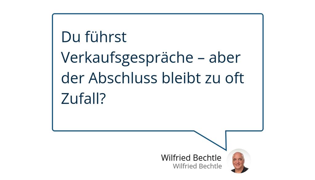 BechtleWilfried's tweet image. Diskutieren kostet Abschlüsse. Führen bringt Abschlüsse.

Read more 👉 lttr.ai/ApKAl

#Sales #B2B #B2C