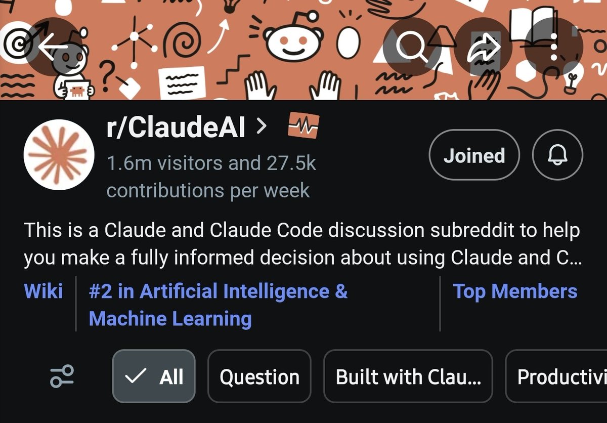 اللي يستخدمون ريديت .. الصفحة ذي فادتني بشكل مو طبيعي، مناقشات عن Claude Ai ودروس وتجارب بين المستخدمين

أي شيء جديد بتلقاه هنا : 
reddit.com/r/ClaudeAI/s/S…