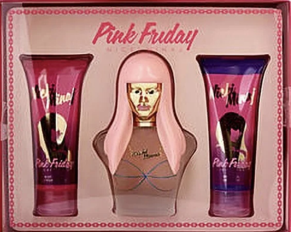 PrettyHustlerzz's tweet image. 🌸 Attention All #BarbzXMaga 🌸
All @NICKIMINAJ perfumes are on SALE at Walmart right now! 🛍️✨ If you’ve been wanting to smell like the Queen go buy your faves like Pink Friday, Minajesty, Onika, The Pinkprint, Queen, and Pink Friday 2 before they’re gone! 
Run to Walmart or