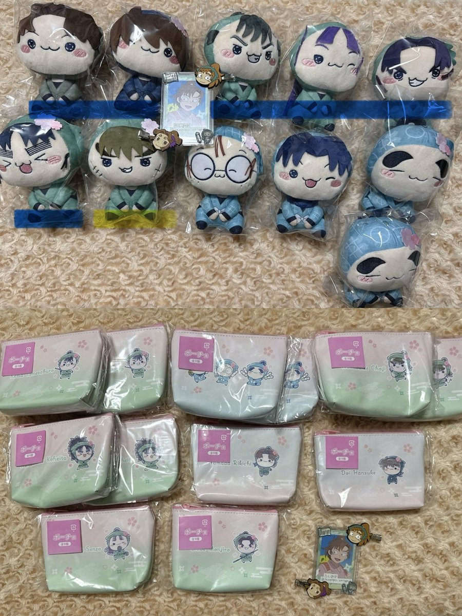 tanpopo_watage3's tweet photo. 《交換･譲渡》忍たま乱太郎 フリューくじ 桜もちぴこの段 BIGぬいぐるみ  ぬいぐるみ ポーチ アクリルスタンド 缶バッジ ステッカー＆クリアカード

譲）画像：利吉/土井/立花/潮江/中在家/七松/食満/善法寺/乱太郎/きり丸/しんベヱ

求）750/個+送料≫異種：善法寺/平/鶴町

画像5･6に詳細記載 https://t.co/qLSFyD7d9m