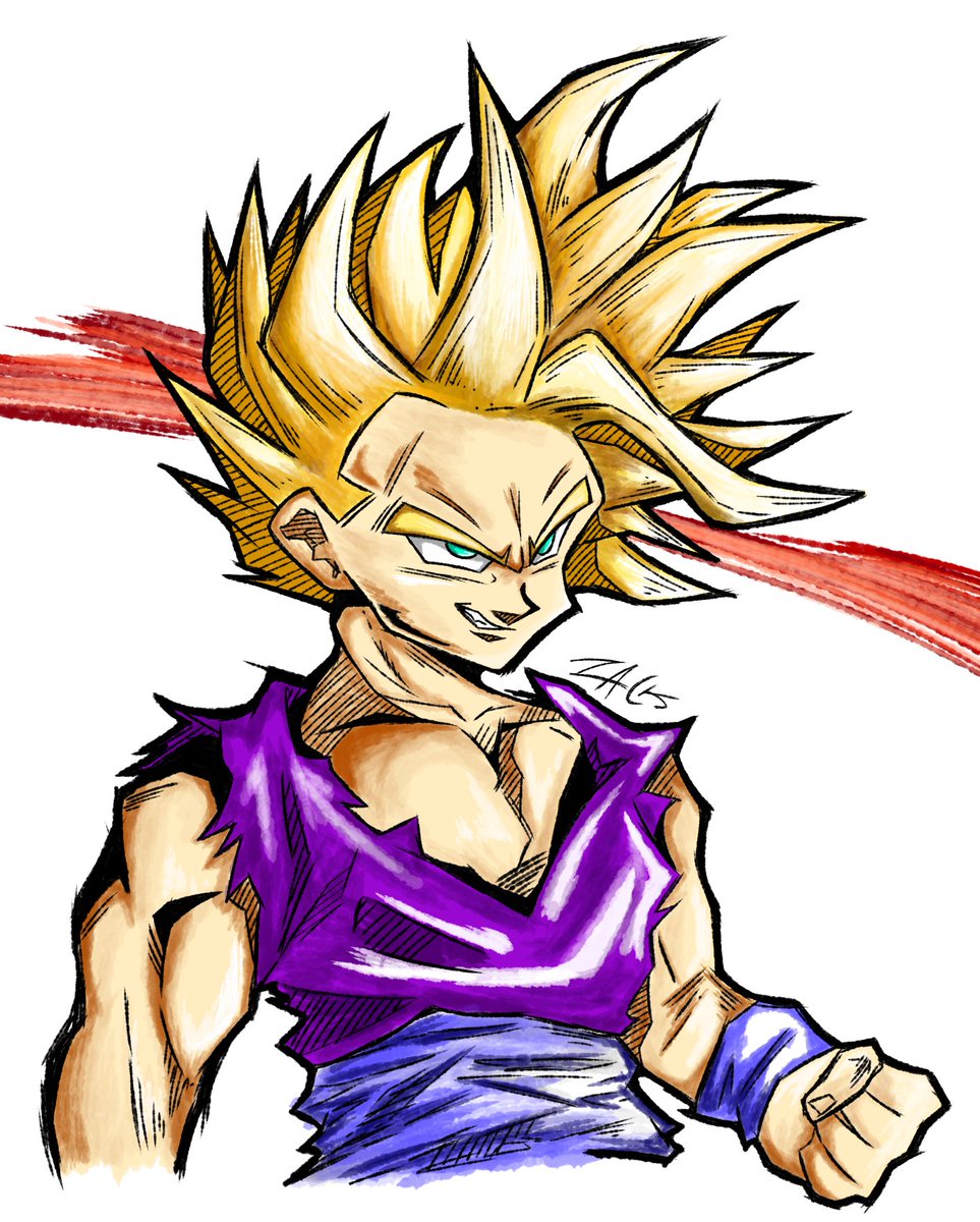 Honestly, wasn't planning to redraw this digitally but fk it we ball

#DragonBall #DragonBallZ #SonGohan