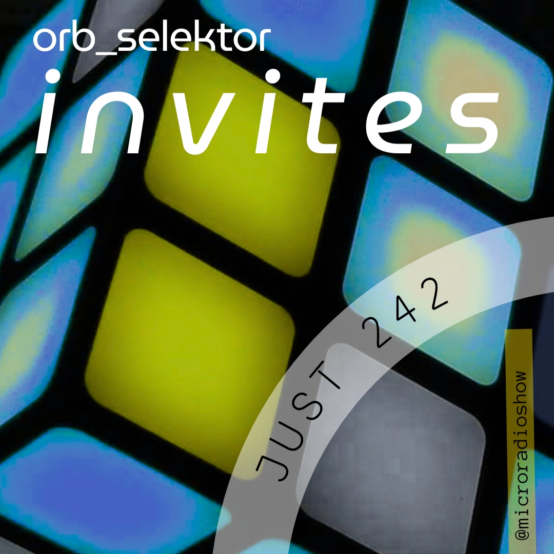 microradioshow's tweet photo. orb_selektor Invites:

Just 242 con un set de New Beat

https://t.co/0I2qrbEjqW https://t.co/87Hg7q02W7