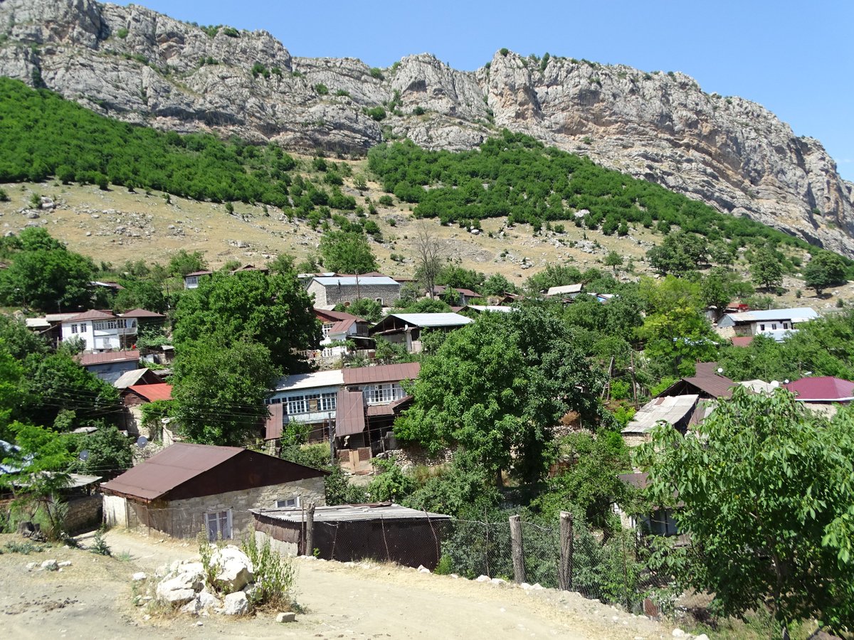 KarabakhRecords's tweet photo. The village of Karintak in #Artsakh was completely destroyed by Azerbaijani forces. It was razed to the ground, #Armenian graves were desecrated, and the village’s other monuments were subjected to vandalism, including memorials dedicated to the Great Patriotic War.

At the same time, official #Azerbaijan has opened a mosque there and is now trying to portray it as an allegedly “ancient Azerbaijani” settlement, claiming that Armenians never lived in the village. Through its Ministry of Culture, videos are being produced and circulated to present this false narrative to international audiences. However, this is an absolute lie. Karintak was an #Armenian village, and there had never been any mosque there.

Through its Ministry of Culture, the Azerbaijani side is attempting to present a fabricated history to experts around the world. But falsification cannot change historical facts.

Karintak is not the first village to be razed to the ground by the Azerbaijani authorities. Azerbaijan continues to carry out acts of vandalism and destruction against Armenian historical and cultural heritage in Artsakh.