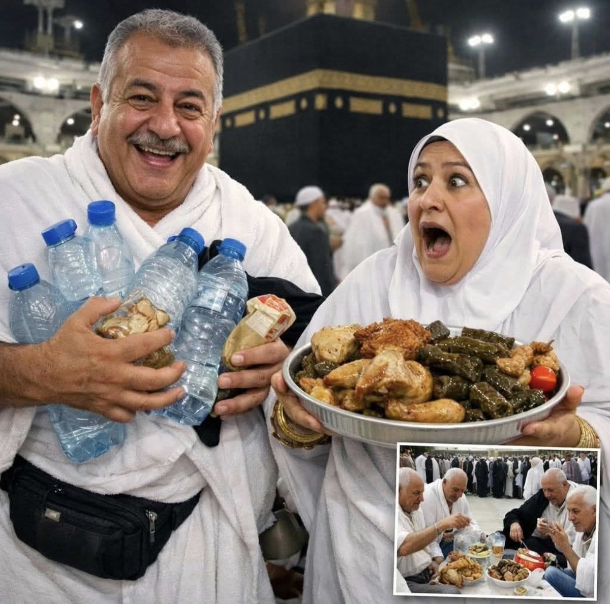 الفسيخ المصري يقولون احنا دافعين لمكاتب العمره
يبقى كل حاقه بتاعتنا