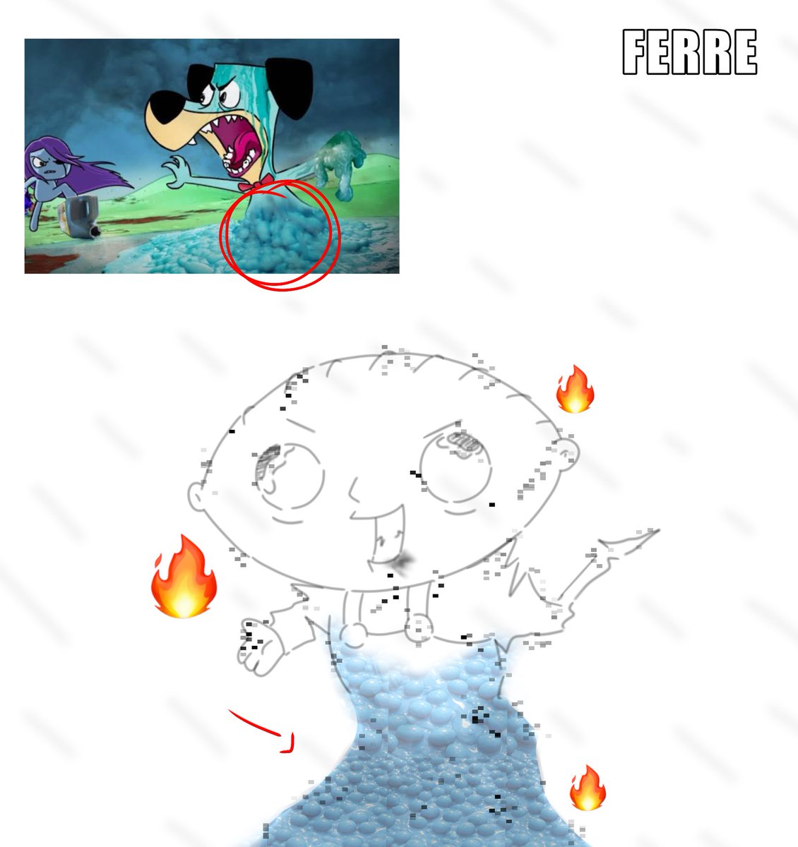 Ferreham430's tweet image. I recreated this style and this is how it turned out great 
#pibby #pibbyapocalpyse #lit
