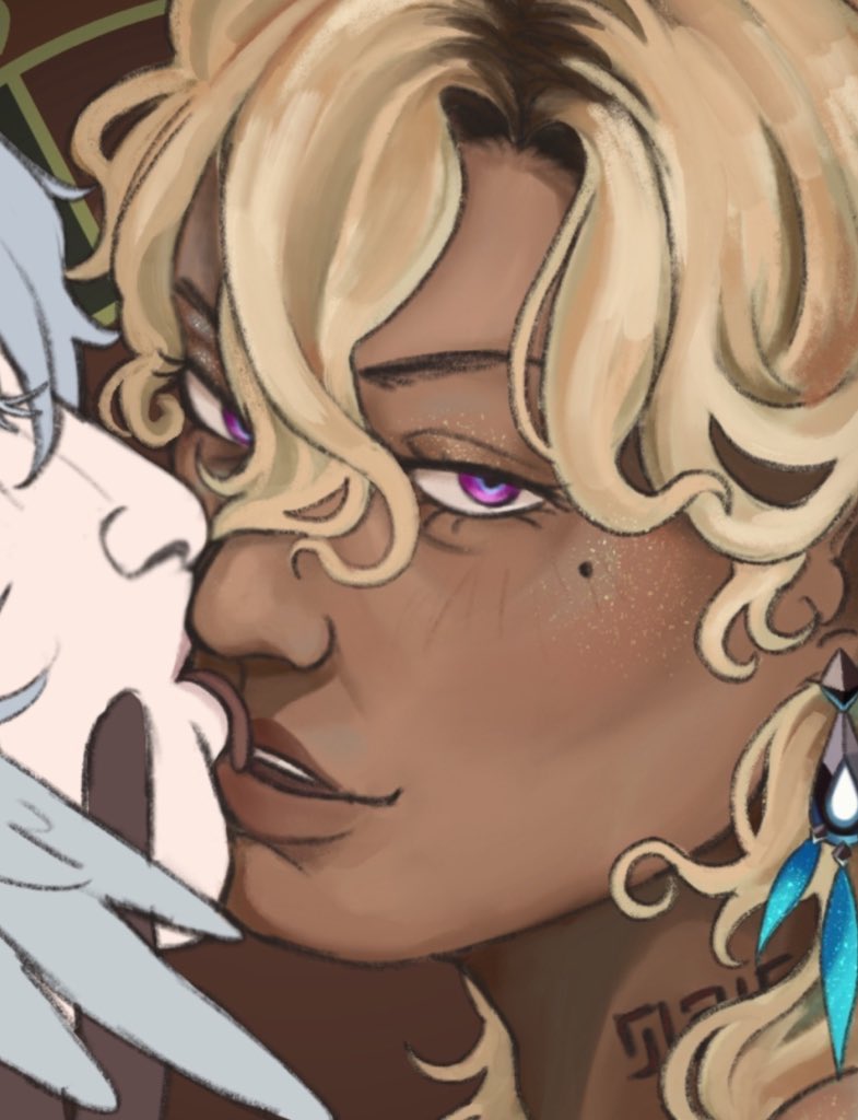 sunsetspiders's tweet photo. glitter ✨🦚

#Aventurine #HonkaiStarRail wip https://t.co/HJsBEykNSx