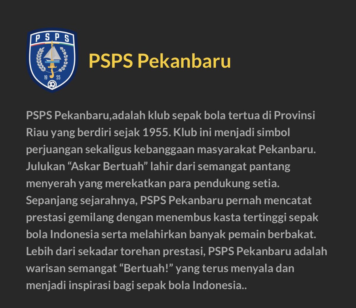 BoxerFc's tweet photo. Boxer di beri kepercayaan untuk memimpin PSPS di liga championship @IDFMLeague @id_fm @fmciki dan memiliki target musim depan harus promosi SL. 

Sang pelatih pun dengan resmi akan membuang 3 pemain asing yg mereka miliki sekarang dan segera akan melakukan laga persahabatan. https://t.co/yBOT3Jso3G
