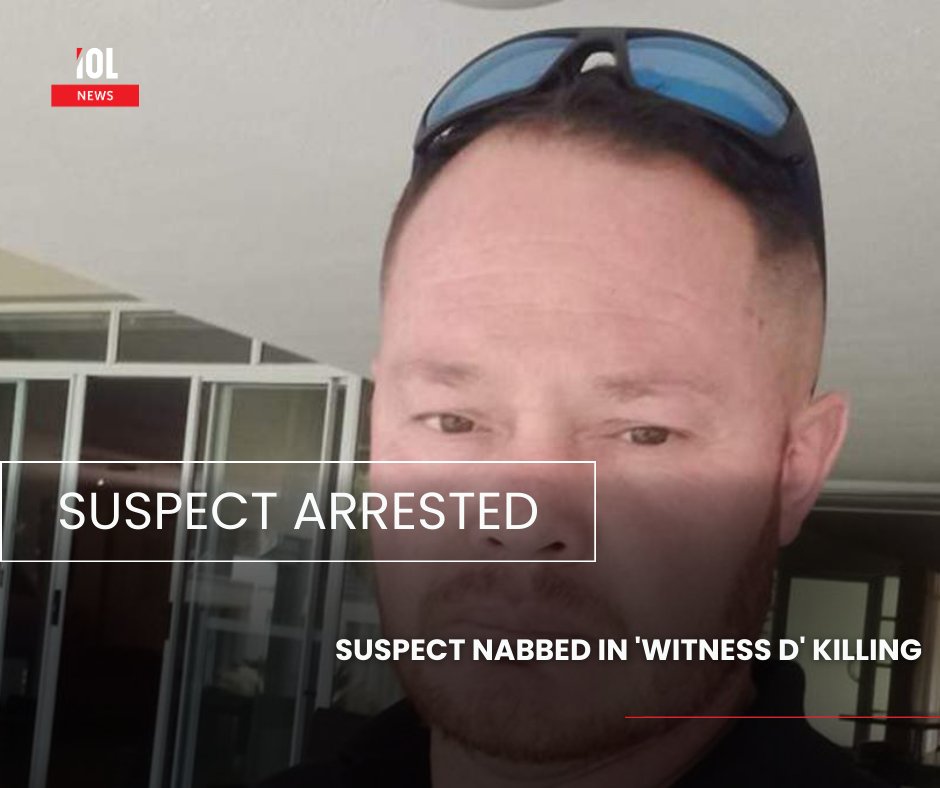 IOL's tweet photo. Police have arrested a suspect believed to be the gunman behind the killing of Marius van der Merwe, also known as “Witness D” at the Madlanga Commission.
#MariusVanDerMerwe #WitnessD #MadlangaCommission
Read on: https://t.co/RBJ4JjSSVF https://t.co/wMX9CNuiPs