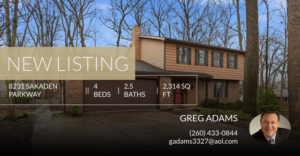 GregAdamsC21's tweet photo. 📍 New Listing 📍 Take a look at this fantastic new property that just hit the market located at 8231 Sakaden Parkway in Fort Wayne. Reach out here or at (260) 433-0844 for more information

Greg Adams
260.433.0844
Century 21 Bradl... https://t.co/q3AsWLTQvT https://t.co/VFaUlcVCCl