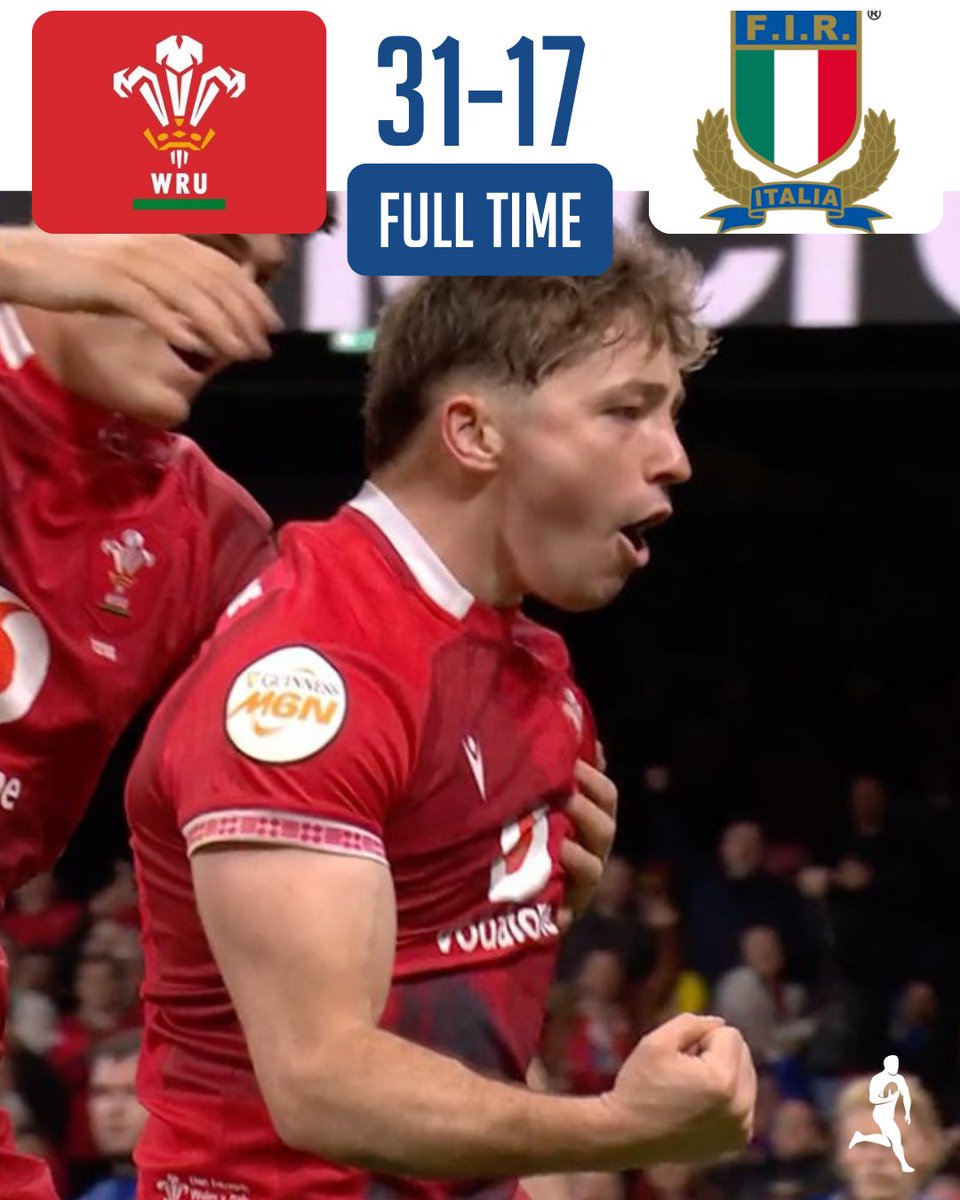 ultimaterugby's tweet image. Wales finish their #6Nations campaign on a high note with a victory after 15 consecutive losses in the competition 🔥

📲 onelink.to/2ys565 #WALvITA