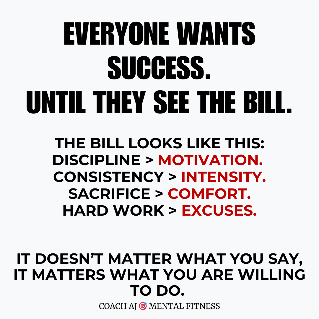 Coach AJ 🎯 Mental Fitness tweet media