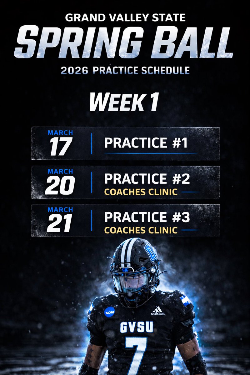 GVSU FB Recruiting tweet media