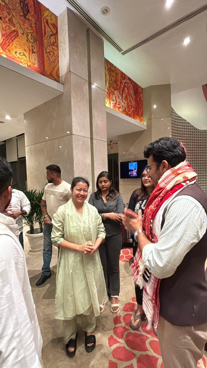 bora_debashree's tweet photo. @Tejasvi_Surya Ji National President of the Bharatiya Janata Yuva Morcha, who has arrived to attend tomorrow’s Yuva Shakti Samaroha at Khanapara Field. https://t.co/IeBy4ssgaP