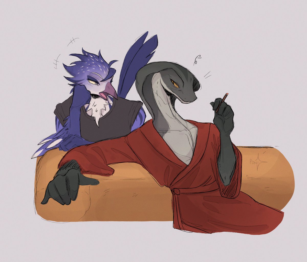 Age gap yaoi with Asèo and Phantom 🐍💕