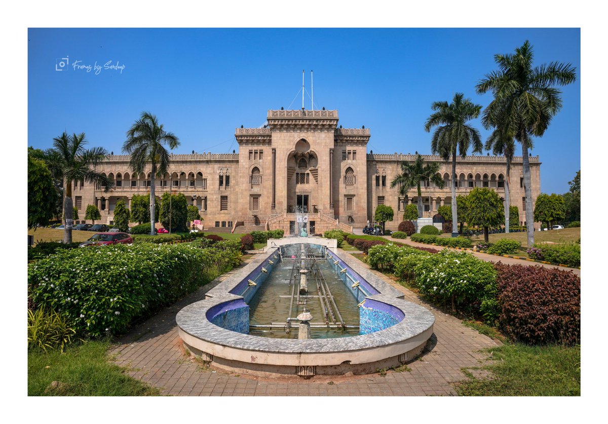 SandeepSandyJSP's tweet photo. “The Soul Of Hyderabad.” ✨

📍 Osmania University, Hyderabad, Telangana State.

@TravelTelangana @HiHyderabad @MinOfCultureGoI

#framesbySANDEEP
#CreateWithSony
#OsmaniaUniversity
#HyderabadLive 
#Architecture
#Photography
#ArchitecturePhotography https://t.co/g53KQVK3XR