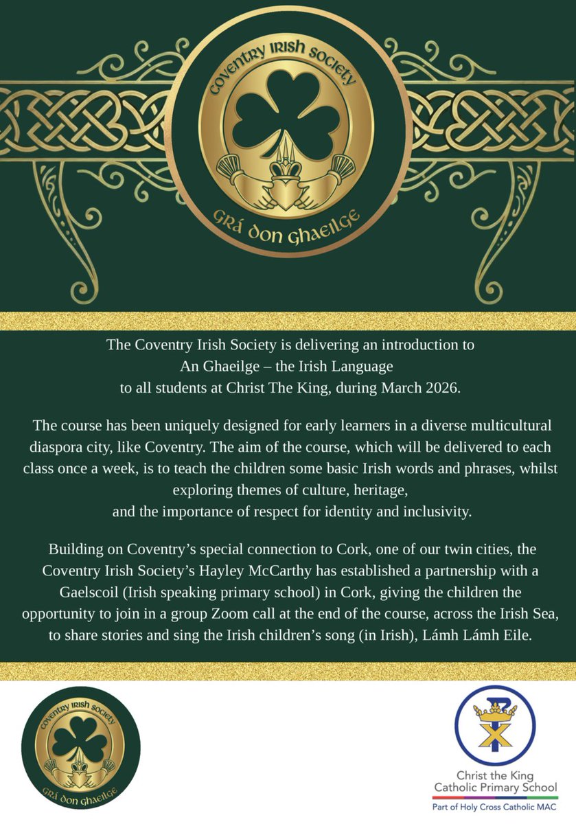 Coventry Irish Soc tweet media