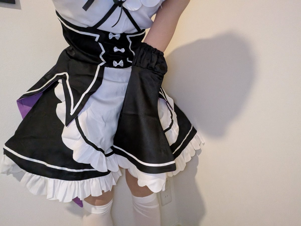 ramu03254's tweet photo. メイド服きた https://t.co/mfIWdcKluB