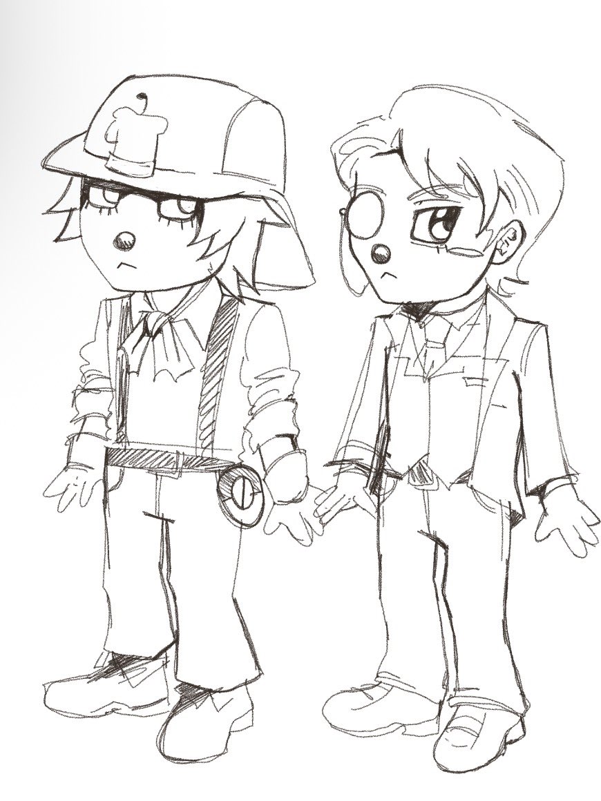 Electorlysis's tweet photo. nortpheus chibis except i suck so hard at chibis its insane. i wish to draw the cutest little things https://t.co/YpWIIjiNf5