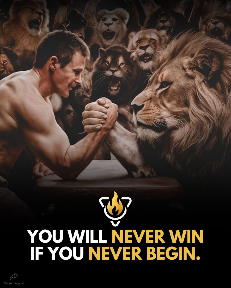 GJ54083693's tweet image. 🔥 Start Before You’re Ready 🔥

#TheInnerCommand #Goals #Determination #Success #Virals #Motivation #Entrepreneur