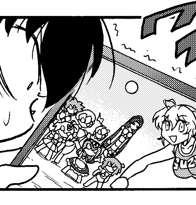 非常に小さいので見逃しがちですが
珍子たちがドッジで一緒に遊んでいたのは修行編で闘ったDDたちです
闘いの中で壊れた子もいましたがみんな修理済み!
よかったね
